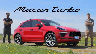 2020 Porsche Macan Turbo Review  Too Fast Too Serious [upl. by Liuqa]