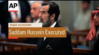 Saddam Hussein Executed  2006  Today in History  30 Dec 16 [upl. by Oretos704]