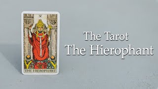 The Tarot  The Hierophant  Card V [upl. by Leumel]