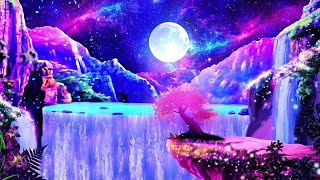 Peaceful Night 💜 Deep Sleep Music 528Hz  Calm Magic Meditation Music [upl. by Aldos]