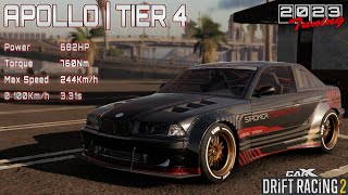 Apollo 2023 Tuning CarX Drift Racing 2 [upl. by Darya]