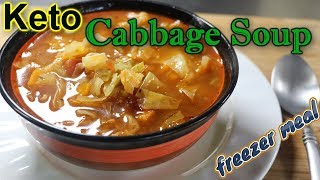 Keto Cabbage Soup Easy Freezer Meals [upl. by Neill310]