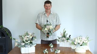 How To Make A Floral Wedding Set On Location [upl. by Harrat131]