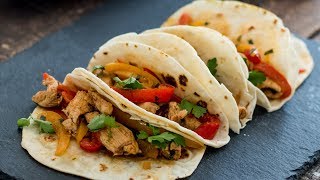 Skillet Chicken Fajitas [upl. by Esiuol]