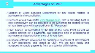 SBI CMP Government Payments Video created in March 2017 [upl. by Ecyak]