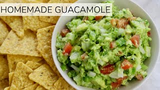 HOWTO MAKE HOMEMADE GUACAMOLE  easy guacamole recipe [upl. by Eba521]