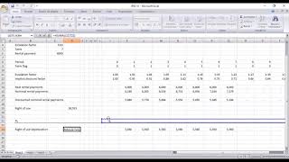 Financial Modelling for leases IFRS 16 [upl. by Car68]