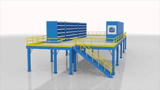 Mezzanine Floor System Manufacturers  SILVER LINING [upl. by Calen]