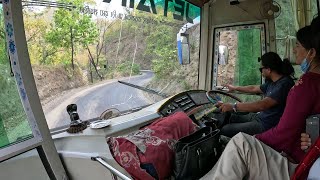 Jet Air Bus  Mugling  Narayanghat Road  Night Bus Driving [upl. by Shamrao]