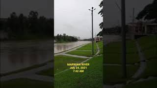 MARIKINA RIVER UPDATE  JULY 24 2021 [upl. by Kauffmann]