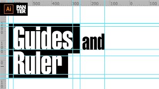 How to Use Grids and Rulers  Adobe Illustrator Tutorial [upl. by Cally]