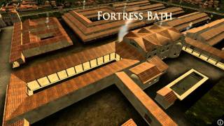 Animation of ancient Roman Fort in Caerleon Wales [upl. by Vez251]