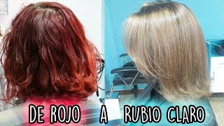 EXTRACCION DE ROJO  MadMoon Peluquería [upl. by Su228]