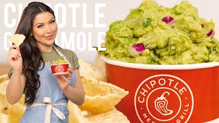 CHIPOTLE GUACAMOLE RECIPE [upl. by Sirob995]