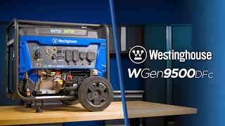 WGen9500DFc Dual Fuel Generator by Westinghouse [upl. by Elleinnod969]