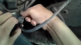 How to Change o2 sensor bank2 sensor 2 toyota Sequoia [upl. by Hildy]