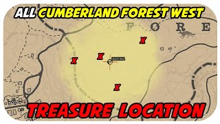 ALL Cumberland Forest West Treasure Map Location [upl. by York]