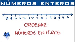 Ordenar números enteros [upl. by Leivad]