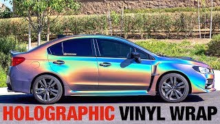 HOLOGRAPHIC Car Wrap Ft Chasubi 3M PSYCHEDELIC [upl. by Lippold323]