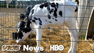 These Supercows Are Genetically Bred To Fetch Six Figures At Auction HBO [upl. by Boykins]