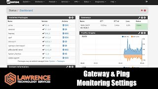 Configuring Ping amp Gateway Monitoring amp Logging in pfsense [upl. by Kenlee]