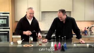 How to make a frappé coffee using an aerolatte milk frother [upl. by Etteval908]