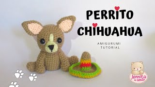 PERRITO CHIHUAHUA Amigurumi Tutorial Paso a Paso Patrón en Descripción [upl. by O'Callaghan]