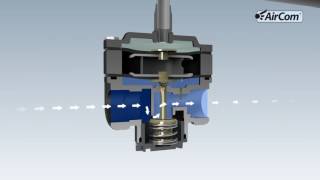 AirCom Pneumatic GmbH Volumenstrombooster  pilotgesteuerter Druckregler [upl. by Yolanthe195]