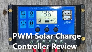 Basic PWM Solar Charge Controller Review  12 Volt MONO SOLAR KIT [upl. by Rafaelia]