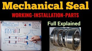 Mechanical Seal Working Installation and Parts Explained [upl. by Llirrehs]