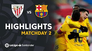 Highlights Athletic Club vs FC Barcelona 23 [upl. by Suitangi]