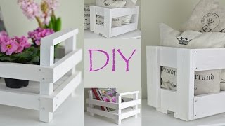 DIY  Kisten aus altem und neuem HolzCountry schwedischer LandhausstilShabby Chic [upl. by Reiko]