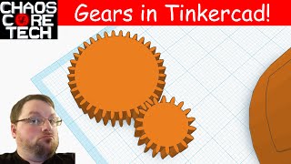 How to Make Gears in Tinkercad [upl. by Kirsch]