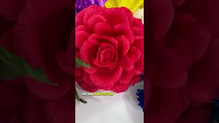 Beneficios de hacer flores en papel crepe [upl. by Lisabet]