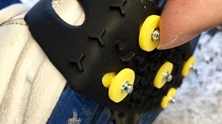 Snow Ice Anti Slip Spikes Grips Cleats Shoes Cover [upl. by Cyrille217]