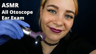 ASMR All Otoscope Ear Examination 👂 Intense amp Up Close Ear Sounds 💜  Soft Spoken Medical RP [upl. by Carlile289]