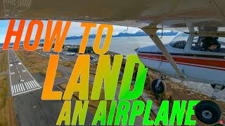 How to Land an Airplane  REAL Flight with CFI amp Student Pilot [upl. by Sixela]