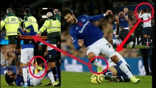 Andre Gomes injury Vs Totenham Hotspur [upl. by Aramaj277]