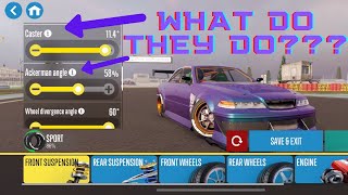 How to Tune Your Car Explained in Detail Carx Drift Racing 2 iOS [upl. by Theresita]