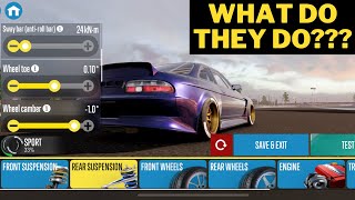 How to get to the Tuning Settings in CarX Drift Racing 2 Mobile [upl. by Fancie]