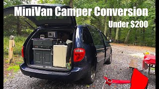 Minivan Camper Conversion Stock to Camper Mode in Minutes Van Life [upl. by Tamah589]