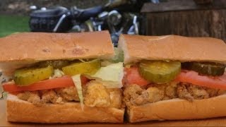 How to make a Oyster amp Shrimp Po Boy  Recipe [upl. by Ahseikan]