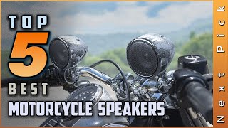 Top 5 Best Motorcycle Speakers Review in 2024 [upl. by Mitran59]