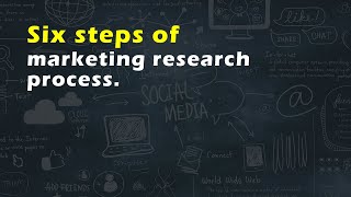 Six steps of marketing research process [upl. by Ong]