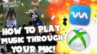 How To Play Music Through Your Mic On Xbox Parties Soundboard [upl. by Nylidnam]