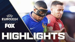 France vs Poland Highlights  UEFA Euro 2024 [upl. by Eemyaj158]