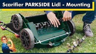 PARKSIDE Electric Scarifier  Aerator from Lidl unboxing and mounting [upl. by Clay]