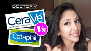 Doctor V  Cerave Vs Cetaphil  Skin Of Colour  Brown Or Black Skin [upl. by Kryska]