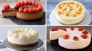 4 Easy NoBake Cheesecake Recipes [upl. by Enak]