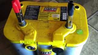 HOW TO REGENERATE AND RECHARGE A DEEPLY DISCHARGED OPTIMA GEL BATTERY PART1 [upl. by Mossman]